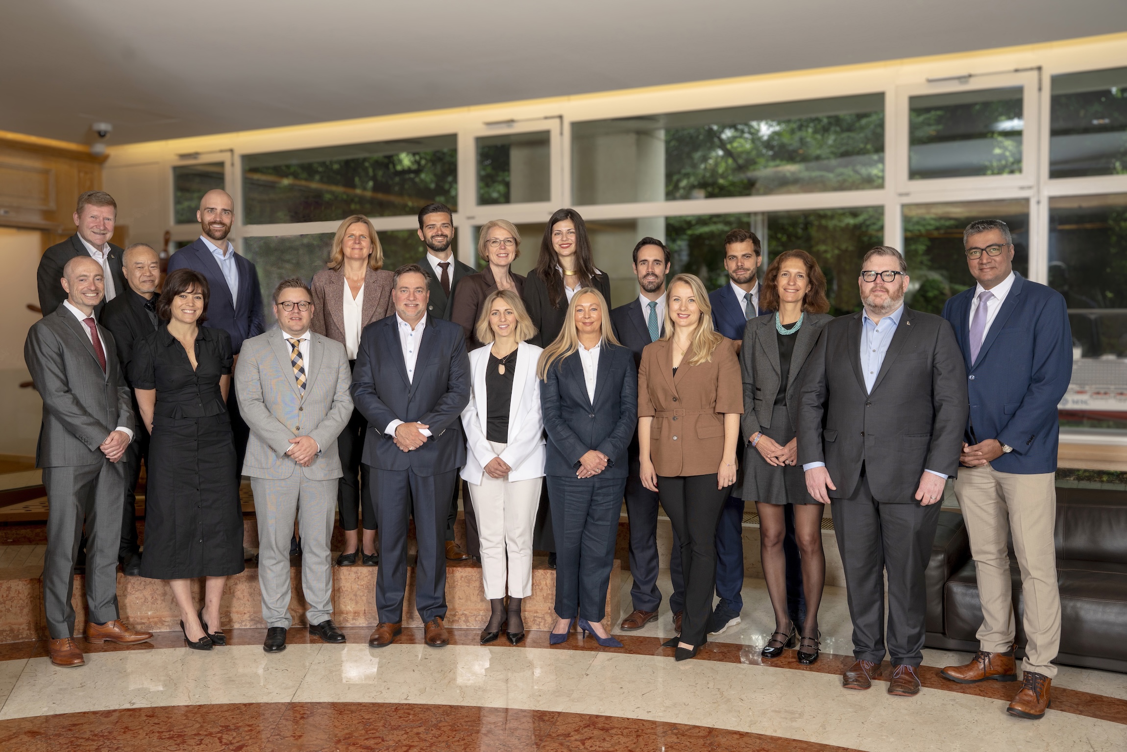 Official photo of MSC Air Cargo Leadership Team representing global air cargo and logistics expertise