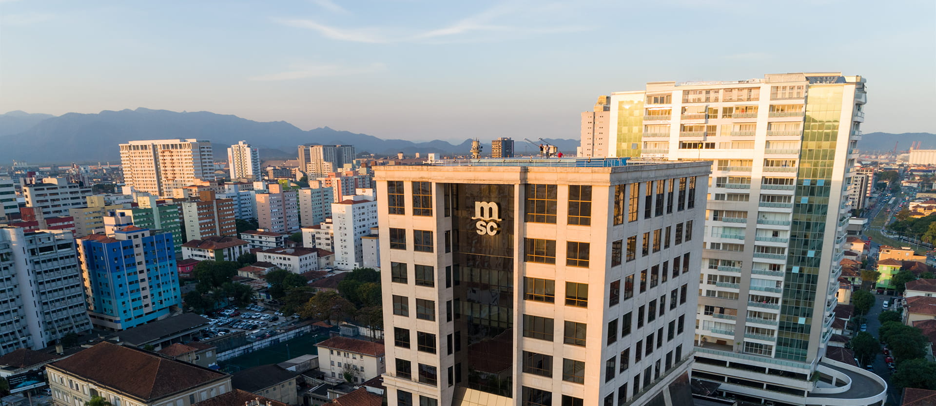 MSC Brazil building in Santos - known as MSC Palazzo