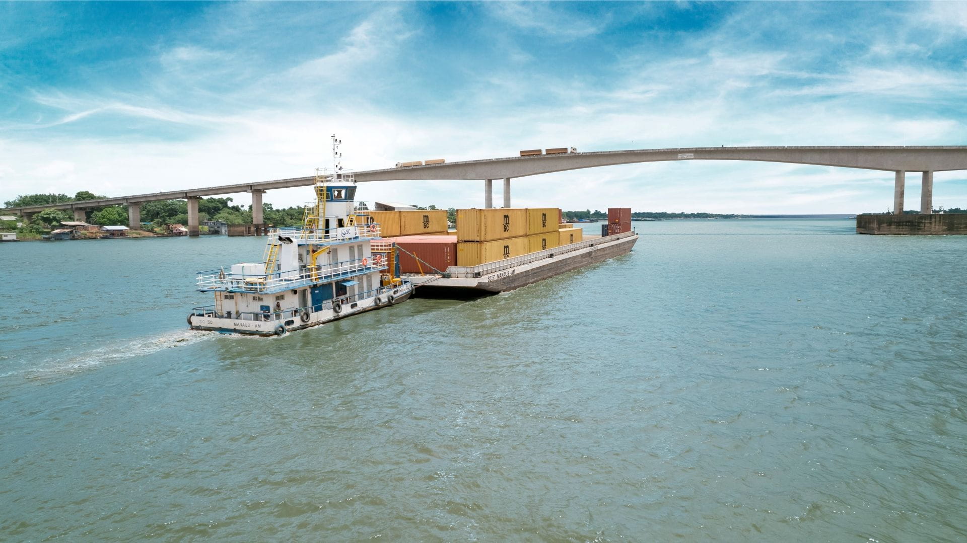 MSC Brazil barge large intermodal coverage banner