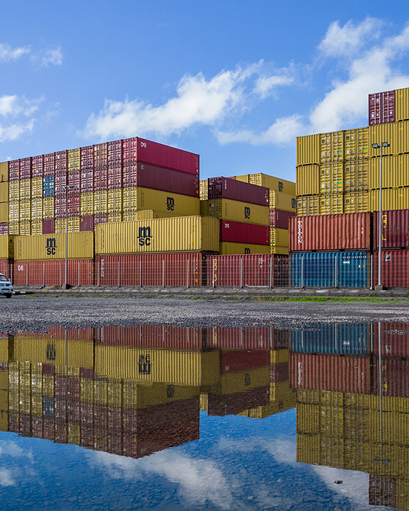 Container depot at San Antonio