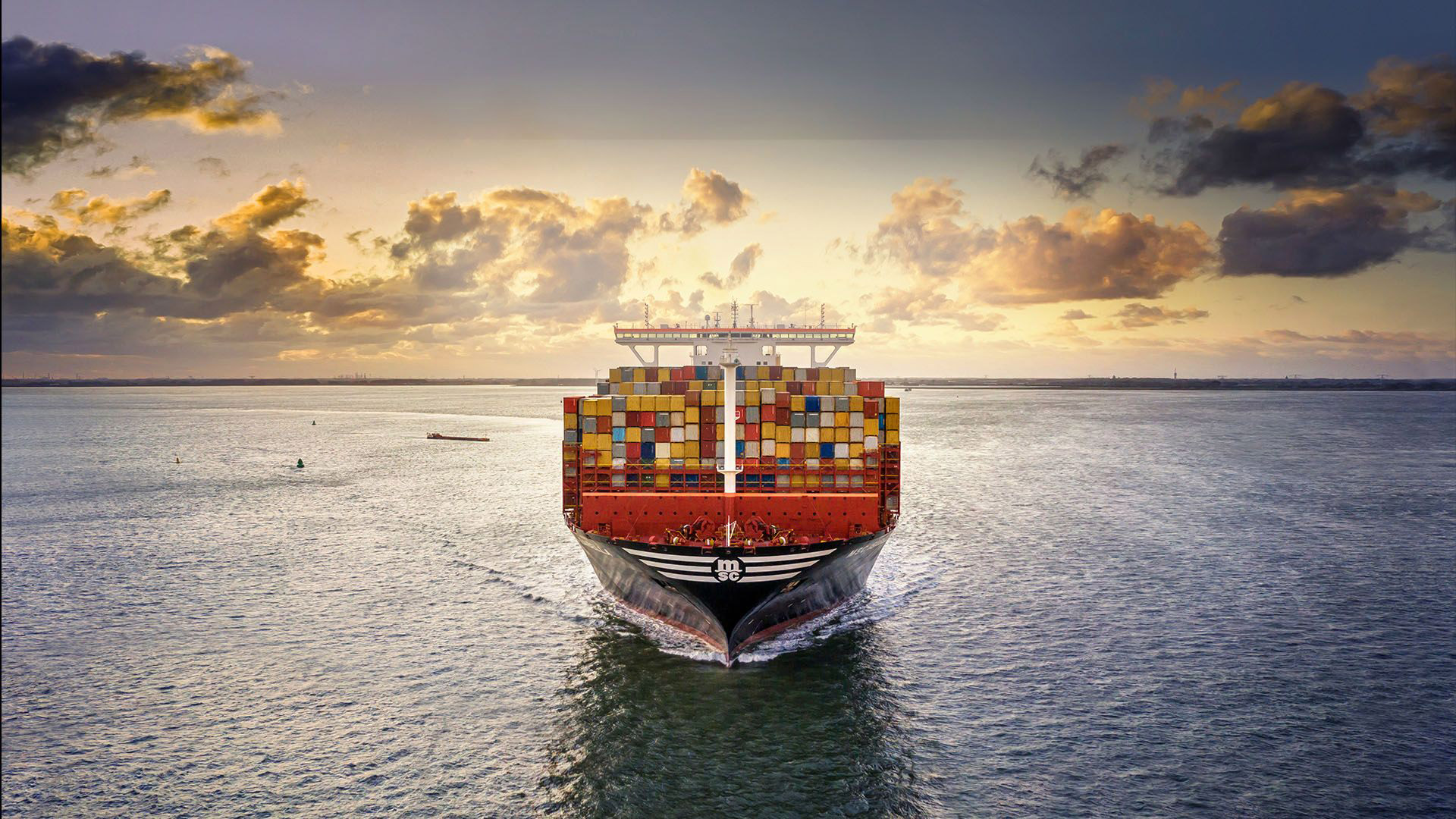 MSC Isabella vessel on open ocean