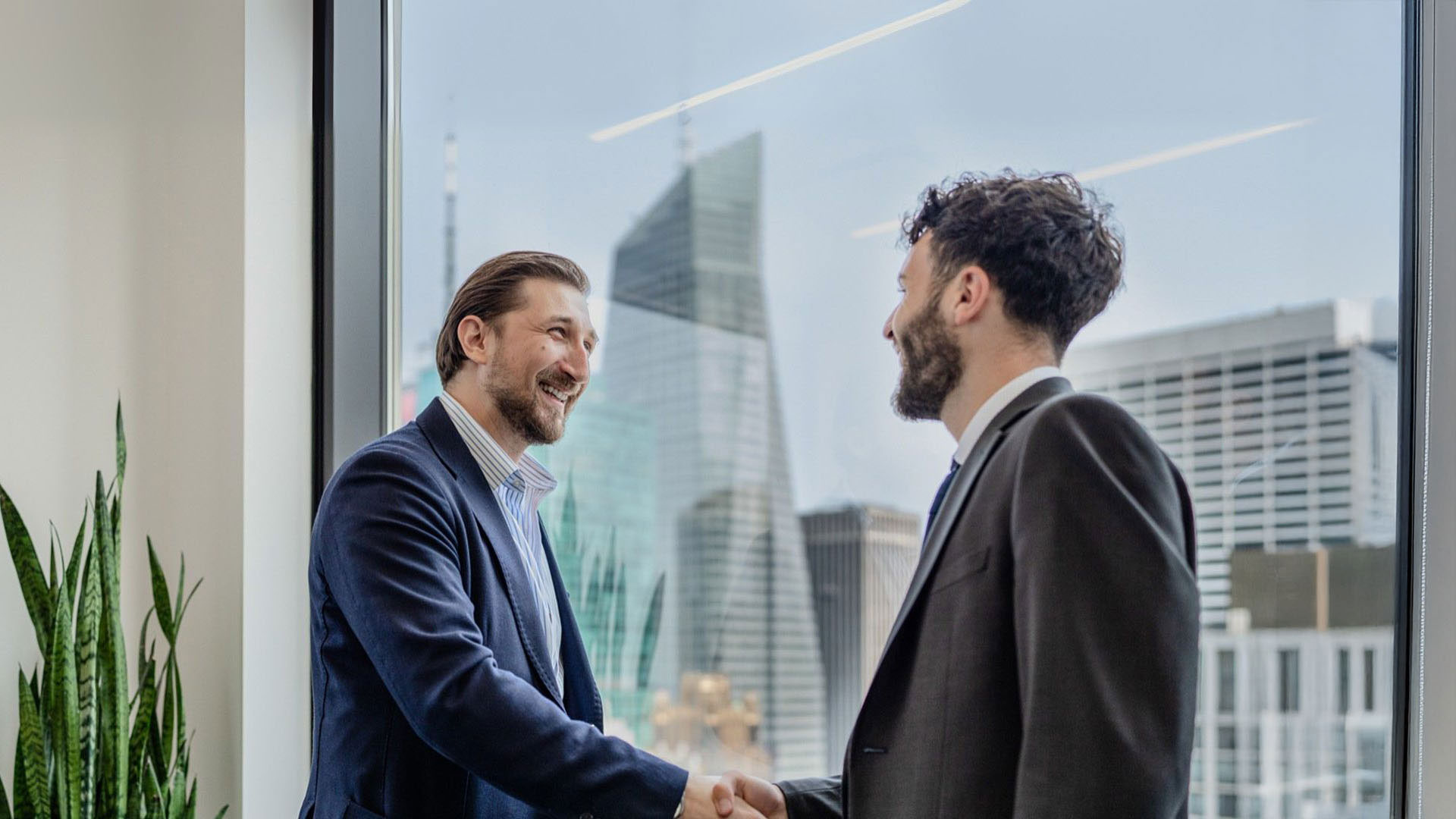 MSC Employees shaking hands