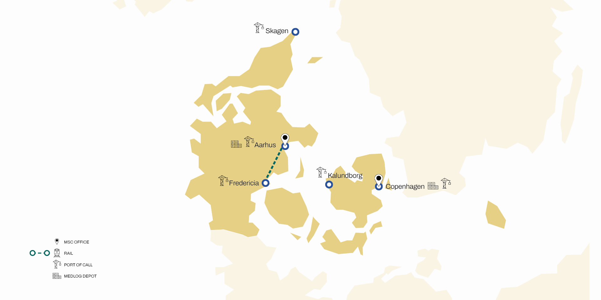 Denmark inland network