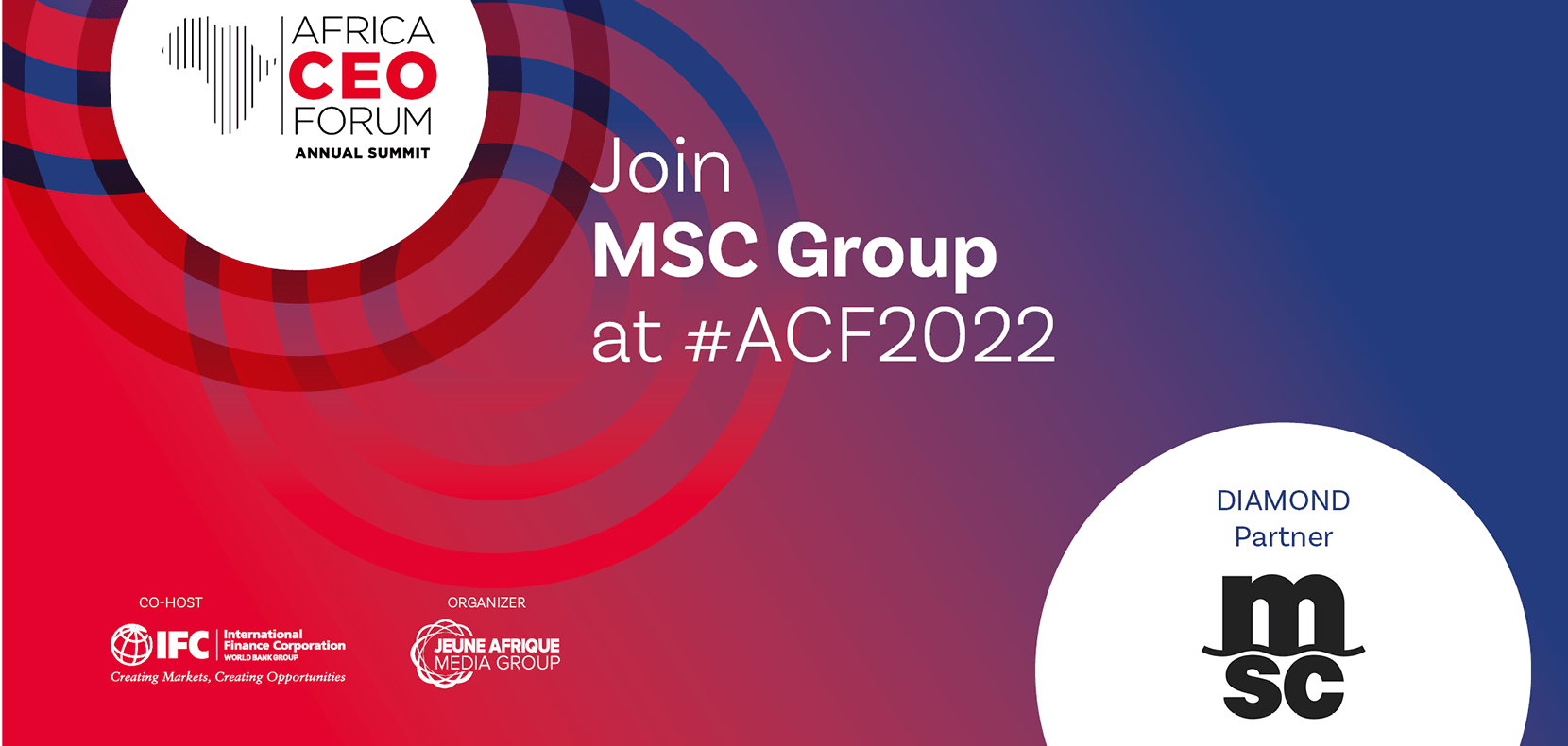 Join MSC Group at Africa CEO Forum 2022