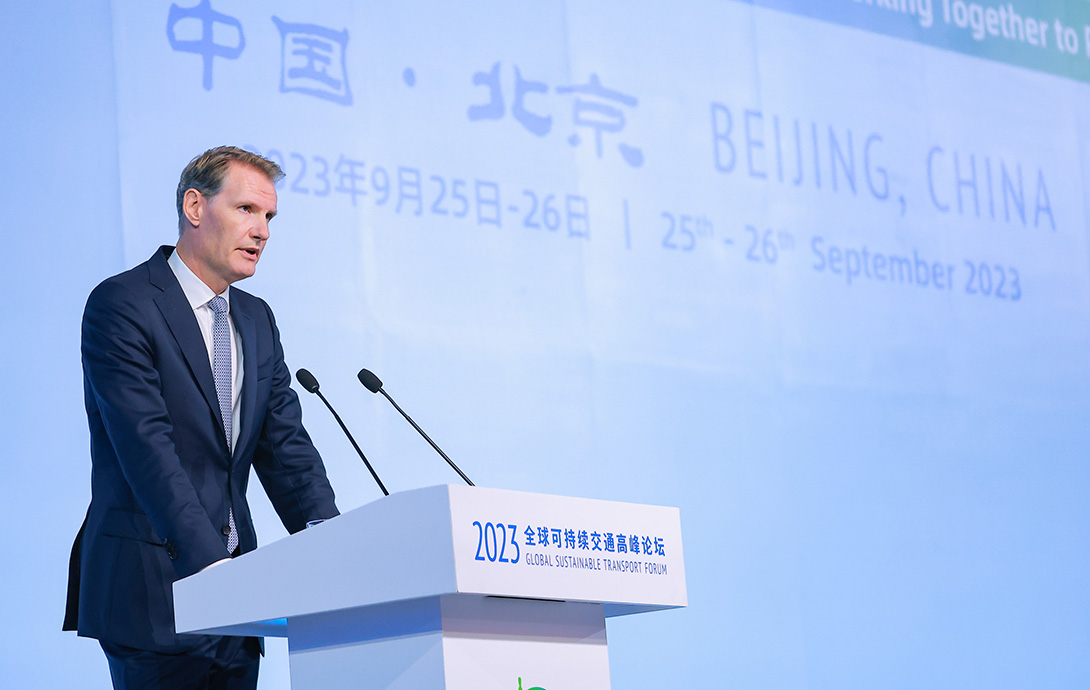 MSC CEO Soren Toft delivered a speech on the transformative potential of digital technologies in the maritime industry