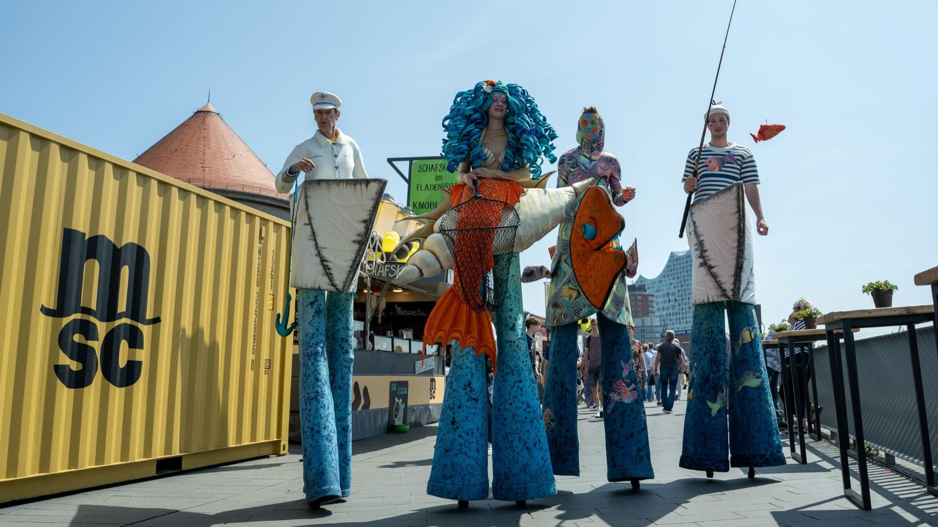 Following its recent port partnership, MSC introduced itself to the city of Hamburg over the weekend, painting the town yellow with a fun street festival.