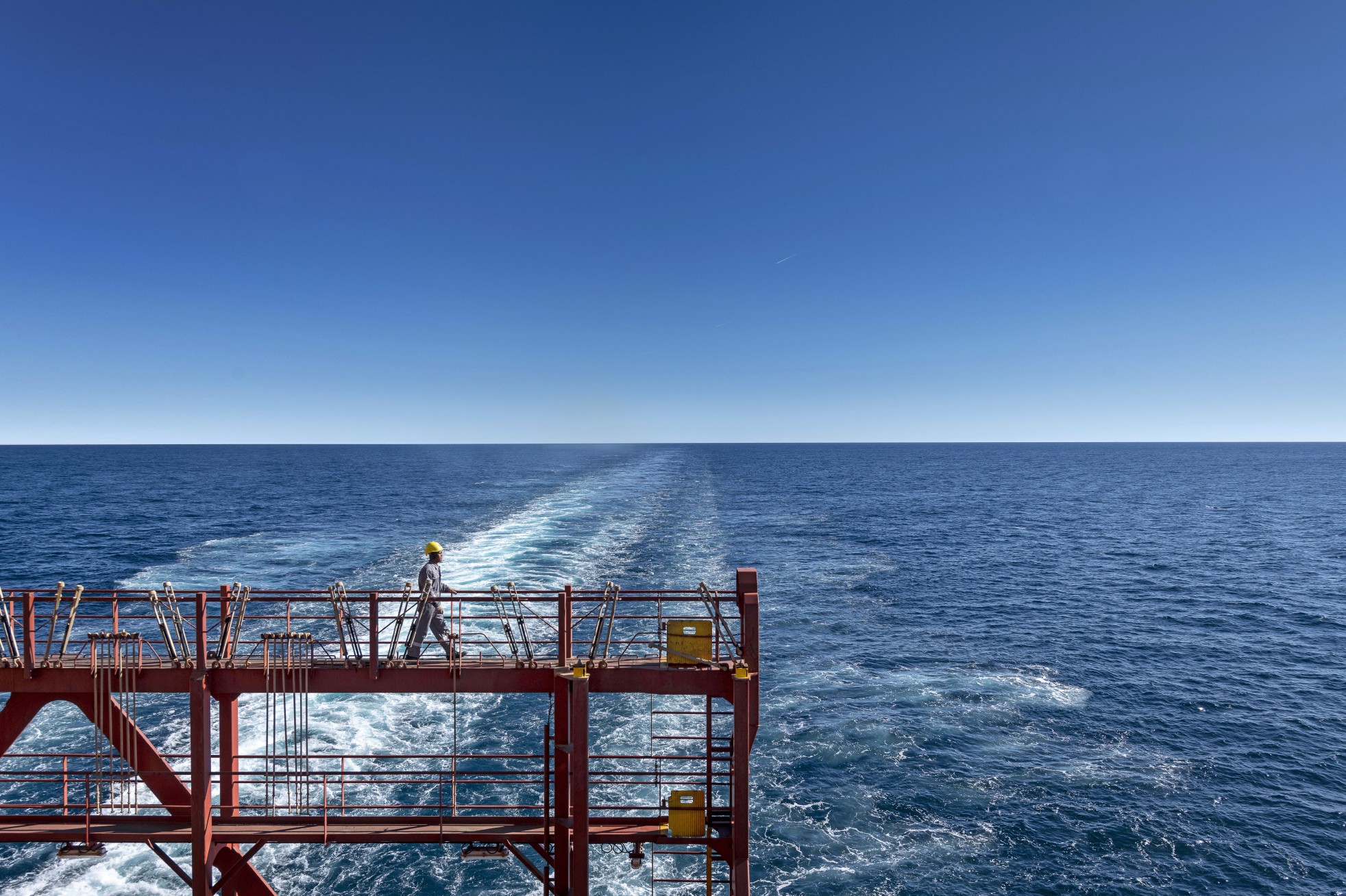  Crew member on board MSC New York