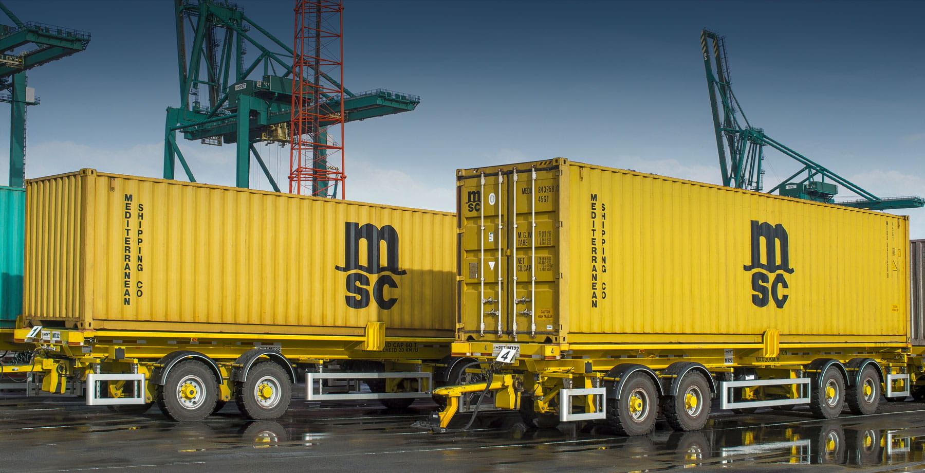 Dry Cargo Ships and Containers Transport Solutions MSC