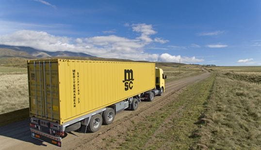 MSC  Truck on the road, Argentina 